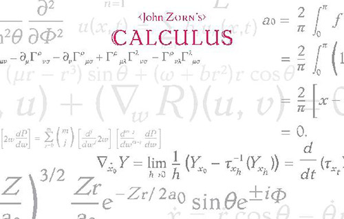 Zorn, John feat. the Brian Marsella Trio: Calculus (Tzadik)