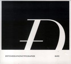 Byetone: Death Of A Typographer (Raster-Noton)